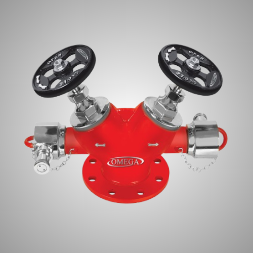 Double Outlet Type Landing Valve